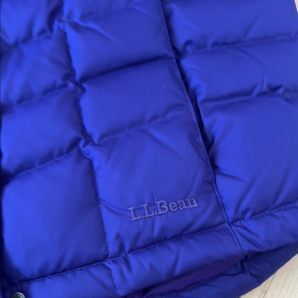 L.L. Bean Quilted Purple and Black Vest for Outdoor Adventures - Picture 3 of 16